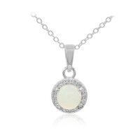 Welo Opal Silver Necklace