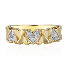 9K SI1 (G) Diamond Gold Ring