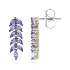 Tanzanite Silver Earrings (Gems en Vogue)