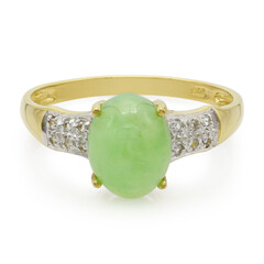 Imperial Chrysoprase Silver Ring