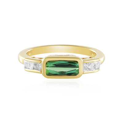 Benedito Green Tourmaline Silver Ring