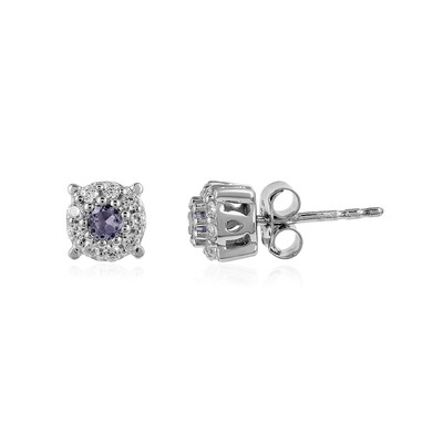 Tanzanite Silver Earrings