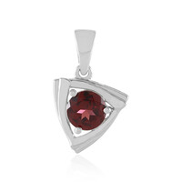 Mozambique Garnet Silver Pendant