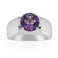 Amethyst Silver Ring