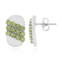 Peridot Silver Earrings