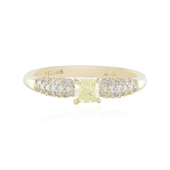 14K SI1 Yellow Diamond Gold Ring (de Melo)