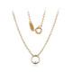 I3 (I) Diamond Brass Necklace (Juwelo Style)