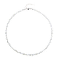 Mother of Pearl Silver Necklace