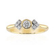 14K IF (D) Diamond Gold Ring (Annette)