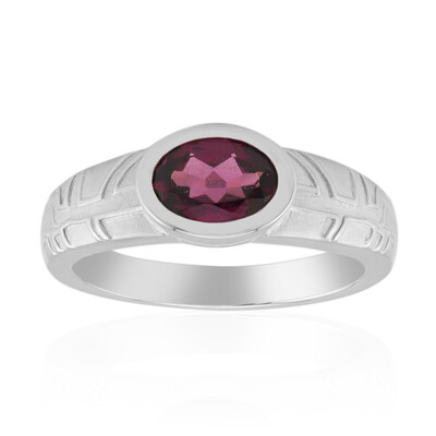 Roshoite Garnet Silver Ring (Pallanova)