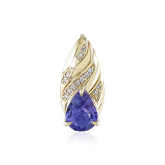 9K AAA Tanzanite Gold Pendant (de Melo)