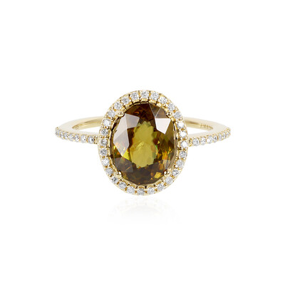 14K Sphene Gold Ring (AMAYANI)