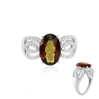 14K Nigerian Tourmaline Gold Ring (AMAYANI)