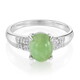 Imperial Chrysoprase Silver Ring