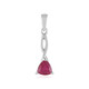 Madagascar Ruby Silver Pendant