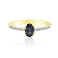 9K Blue Spinel Gold Ring