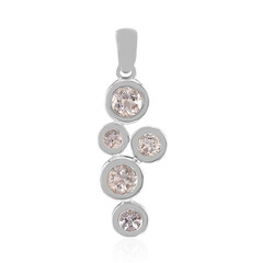 Morganite Silver Pendant