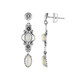 Mother of Pearl Silver Earrings (Desert Chic)