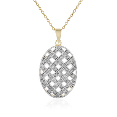 I3 (I) Diamond Silver Necklace