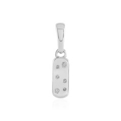 I2 (I) Diamond Silver Pendant