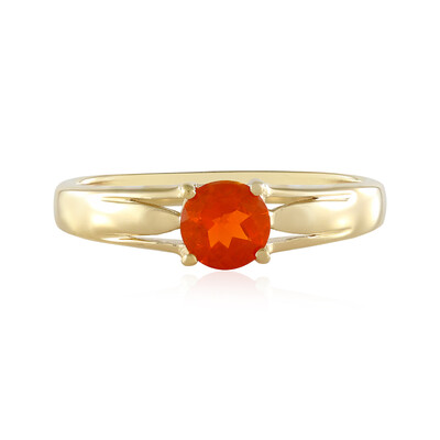 Mexican Fire Opal Silver Ring