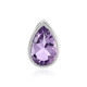 Rose de France Amethyst Silver Pendant