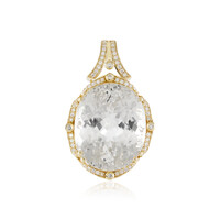 14K Canary Kunzite Gold Pendant (de Melo)