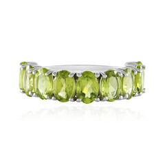 Peridot Silver Ring