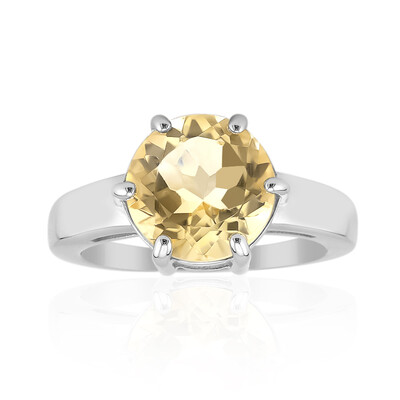 Citrine Silver Ring