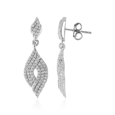 Zircon Silver Earrings