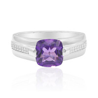 Bolivian Amethyst Silver Ring