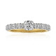 14K SI1 (G) Diamond Gold Ring (Annette)