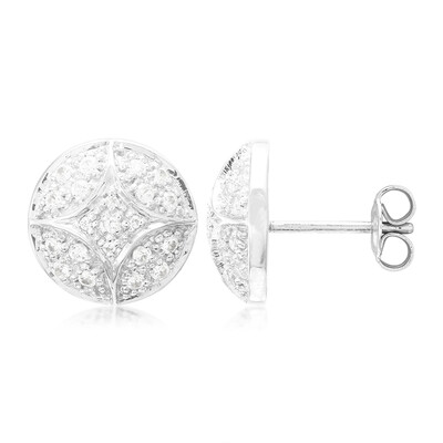 Zircon Silver Earrings