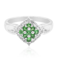 Tsavorite Silver Ring