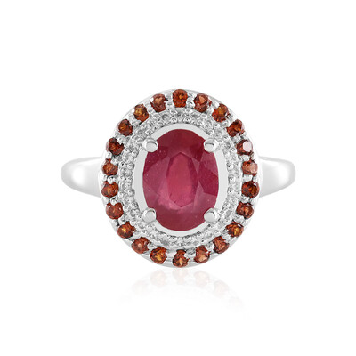 Madagascar Ruby Silver Ring