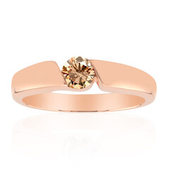 9K VS1 Argyle Rose De France Diamond Gold Ring