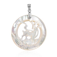 Mother of Pearl Silver Pendant