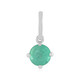 Brazilian Emerald Platinum Pendant