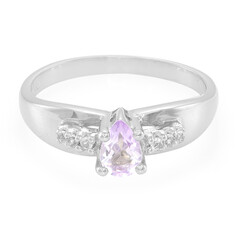 Rose de France Amethyst Silver Ring