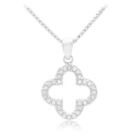 Zircon Silver Necklace