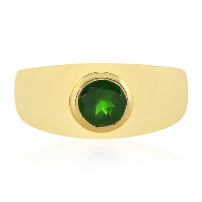 Russian Diopside Silver Ring