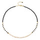 Golden Hematite Silver Necklace (Riya)