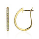 14K SI2 Fancy Diamond Gold Earrings (CIRARI)