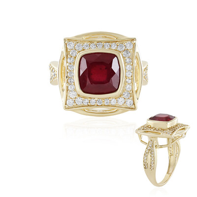 9K Madagascar Ruby Gold Ring