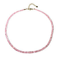 Madagascan Morganite Silver Necklace