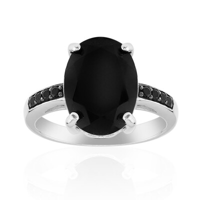 Black Onyx Silver Ring