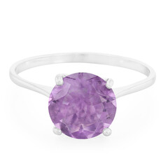 Spanish Pink Fluorite Silver Ring