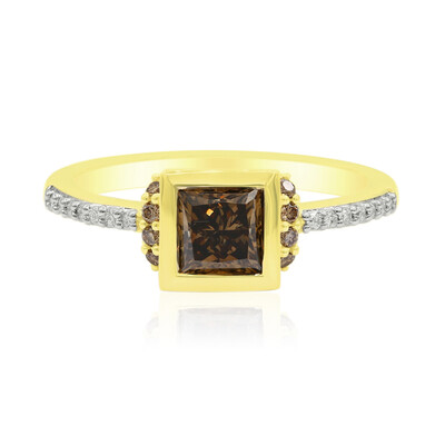 18K SI1 Argyle Cognac Diamond Gold Ring (Mark Tremonti)