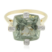 Esperanza Green Amethyst Silver Ring