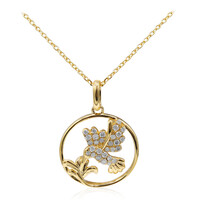 14K SI2 (H) Diamond Gold Necklace (Smithsonian)